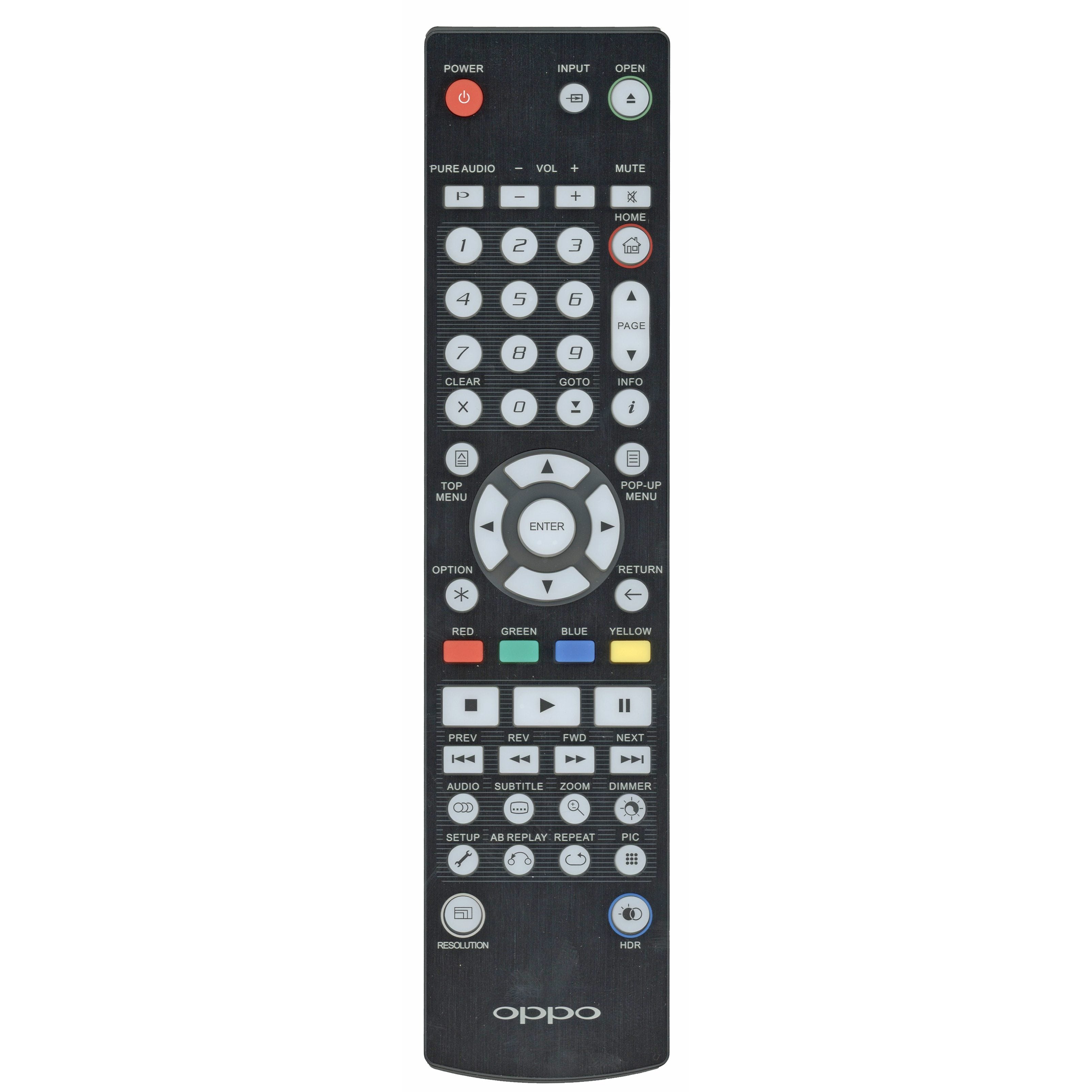 OPPO UDP203 Blu-ray Home Theater Remote Control