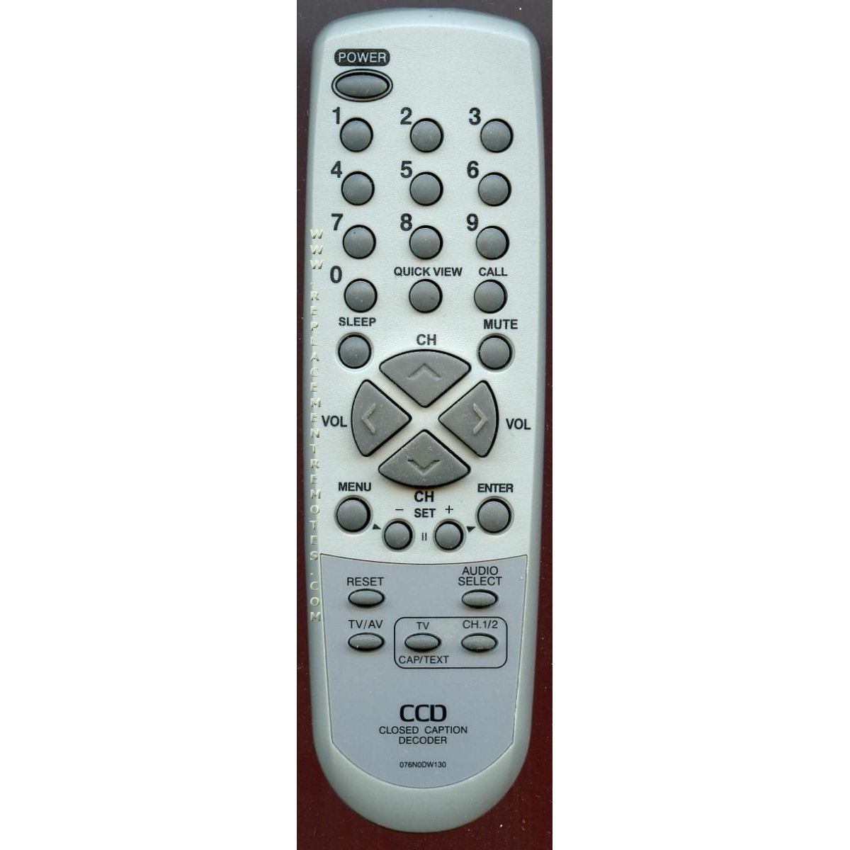 Orion 076N0DW130 TV Remote Control