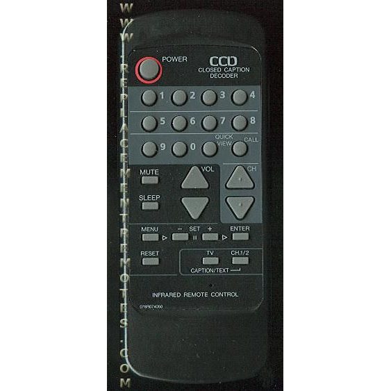 Orion 076R074050 TV Remote Control