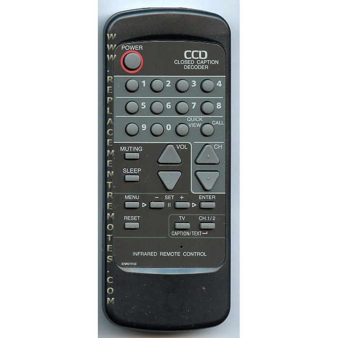 Orion 076R074150 TV Remote Control