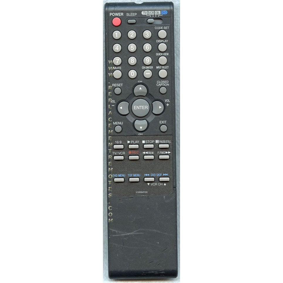 Orion 076R0MF030 TV Remote Control