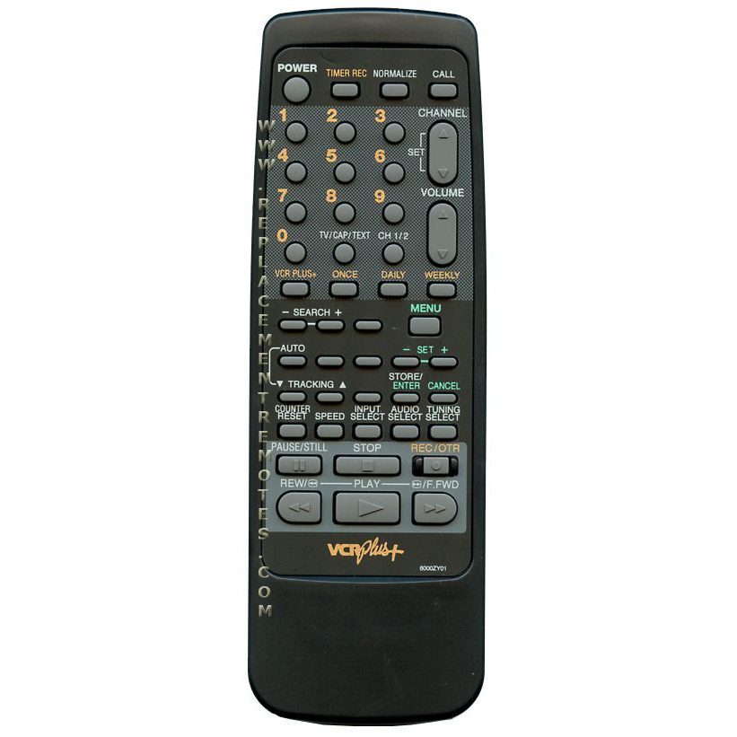 Orion 6000ZY01 VCR Remote Control