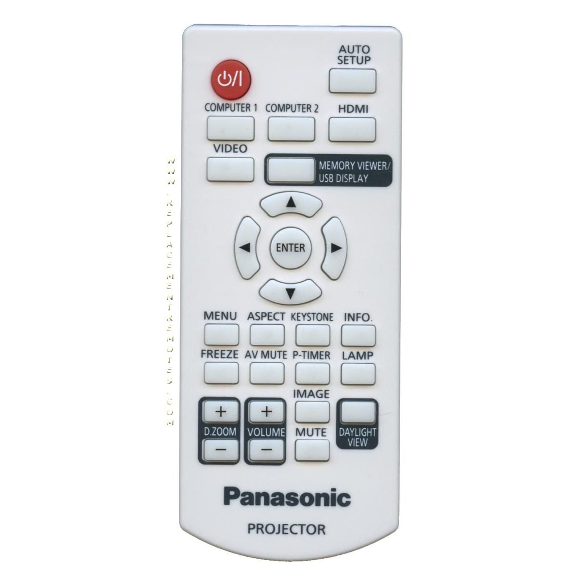 Panasonic 2930094500 Projector Remote Control