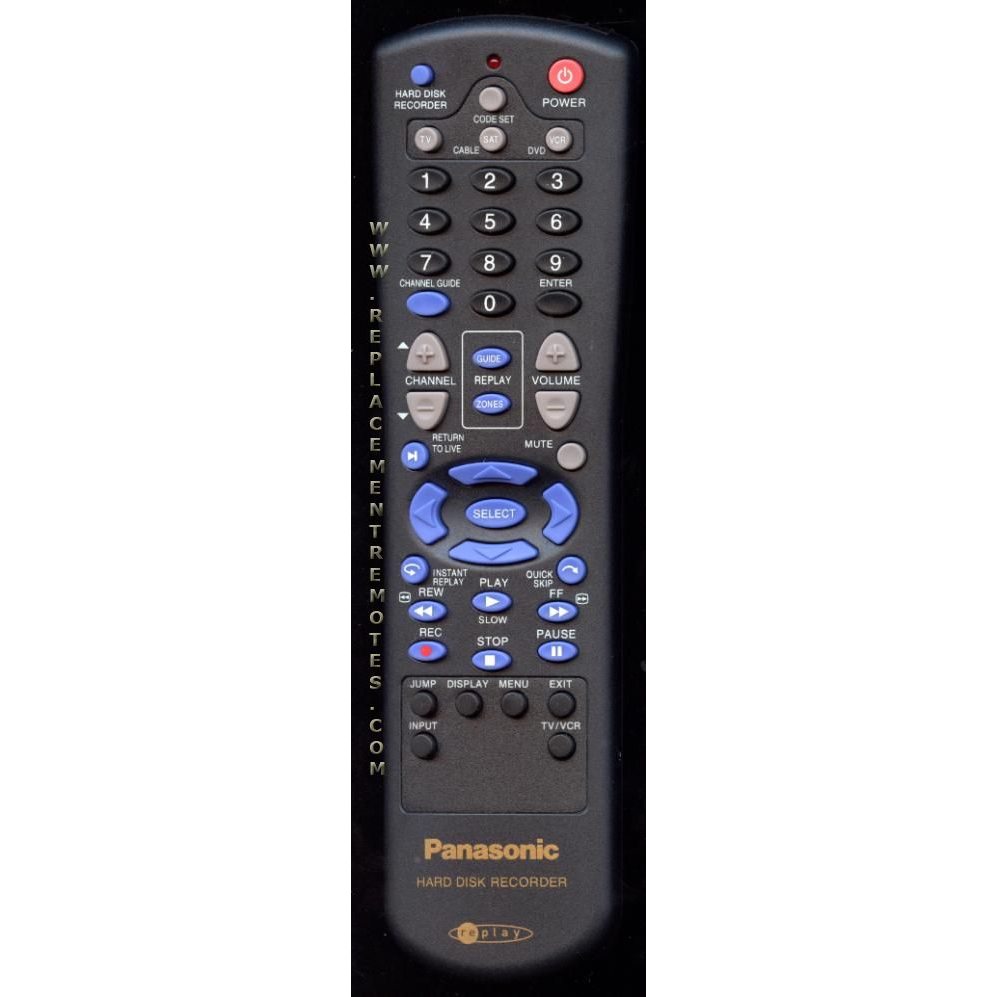 Panasonic 3401B02 DVDR Remote Control