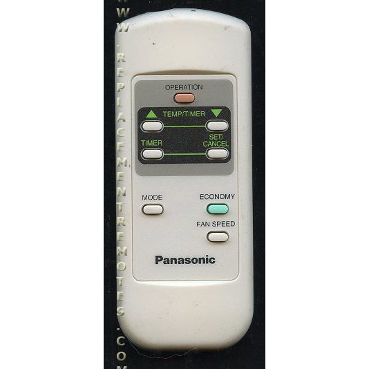 Panasonic A75C2062 Air Conditioner Remote Control