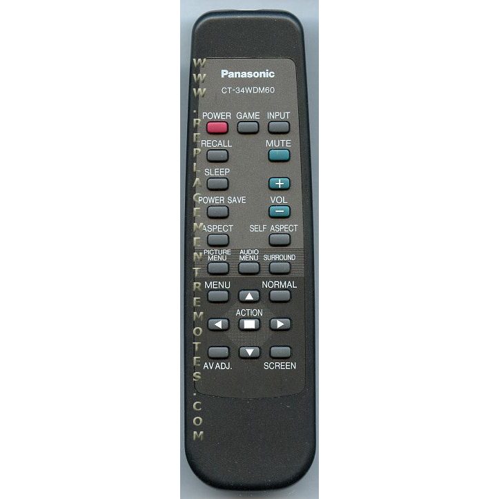 Panasonic CT34WDM60 Projector Remote Control