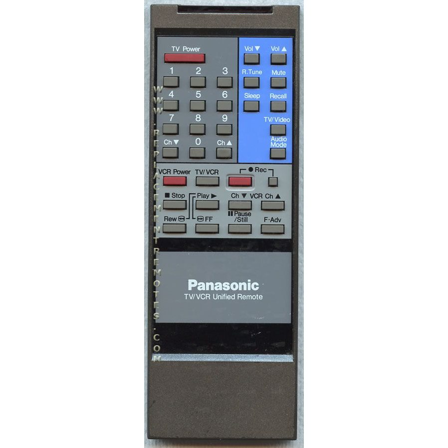 Panasonic EUR51105 TV/VCR Remote Control