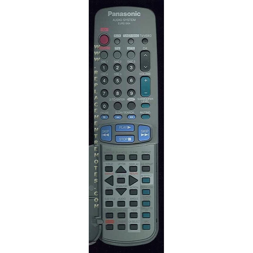 Panasonic EUR51964 Audio Remote Control