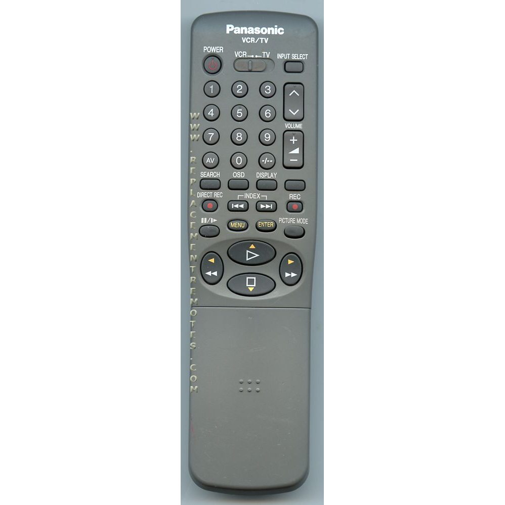 Panasonic EUR571757 TV/VCR Remote Control