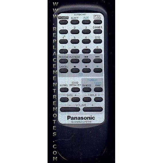 Panasonic EUR645401 CD Remote Control