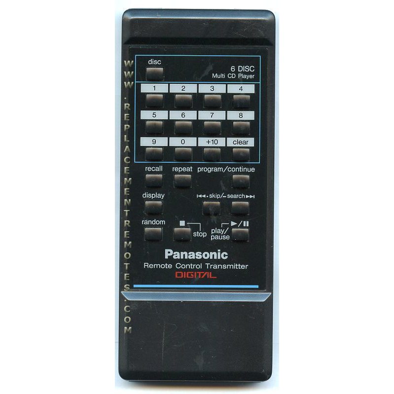 Panasonic EUR64565 Audio Remote Control