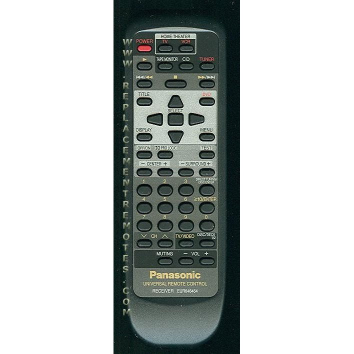 Panasonic EUR646464 Audio Remote Control