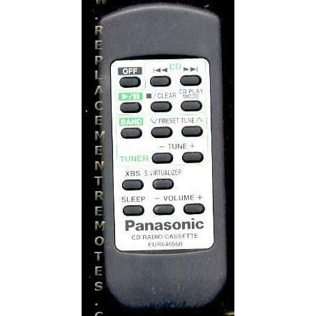 Panasonic EUR646550 CD Remote Control