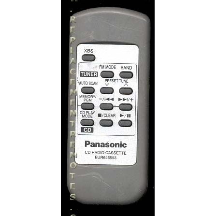 Panasonic EUR646553 Audio Remote Control