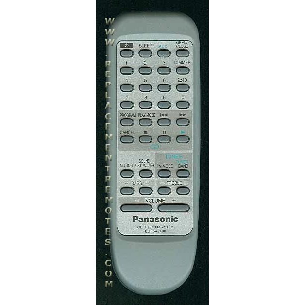 Panasonic EUR648100 Audio Remote Control