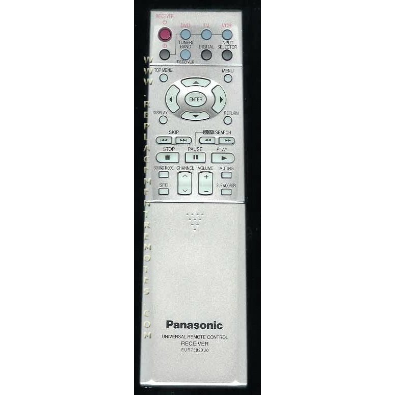 Panasonic EUR7502XJ0 Receiver Remote Control