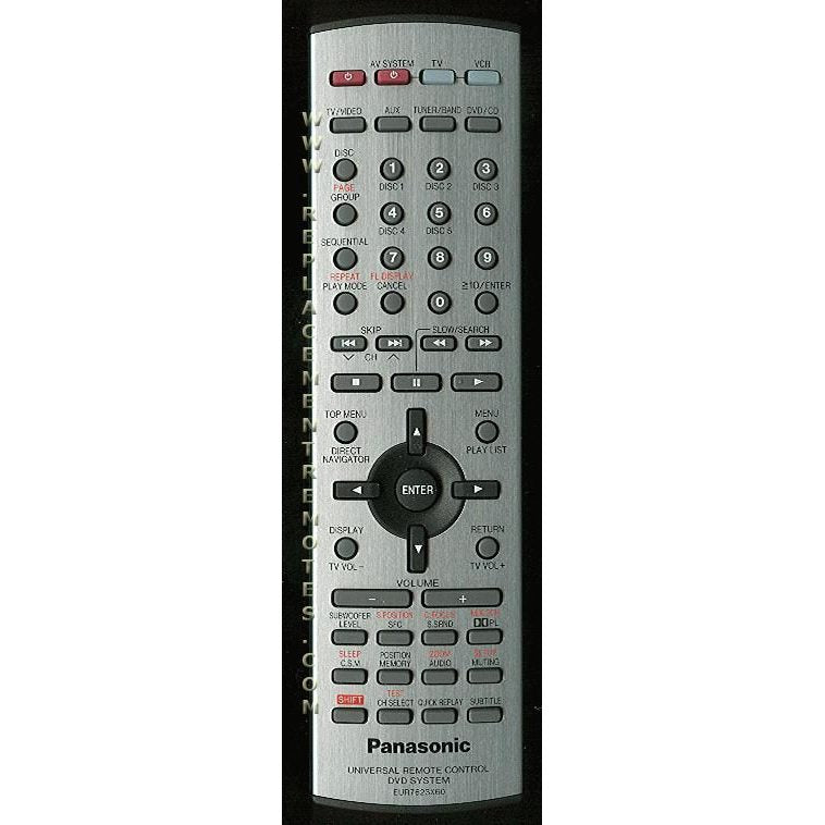 Panasonic EUR7623X60 DVD Remote Control