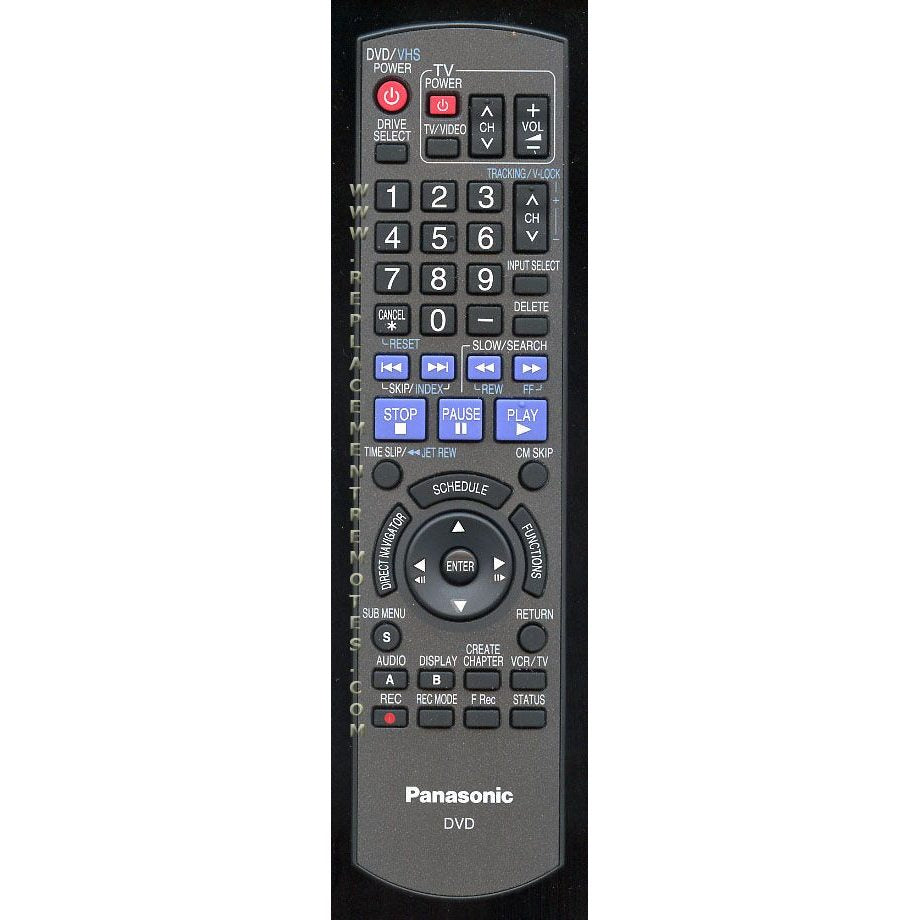 Panasonic EUR7659T80 DVD Remote Control