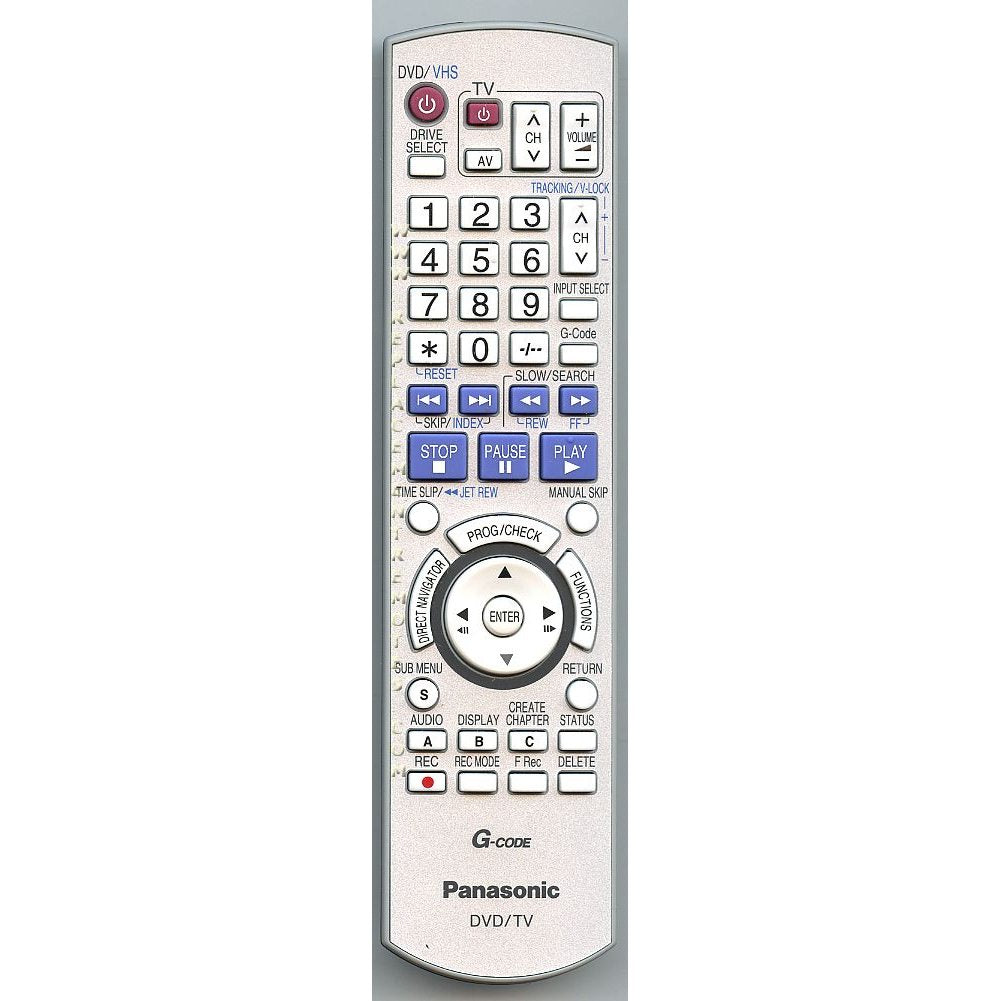 Panasonic EUR7659YJ0 DVD/VCR Remote Control