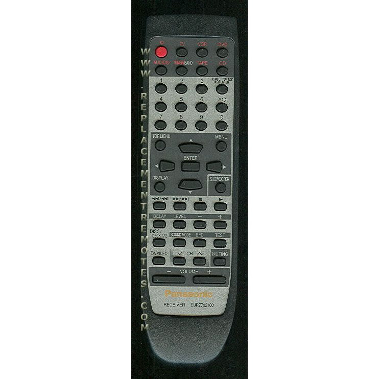 Panasonic EUR7702100 Receiver Remote Control