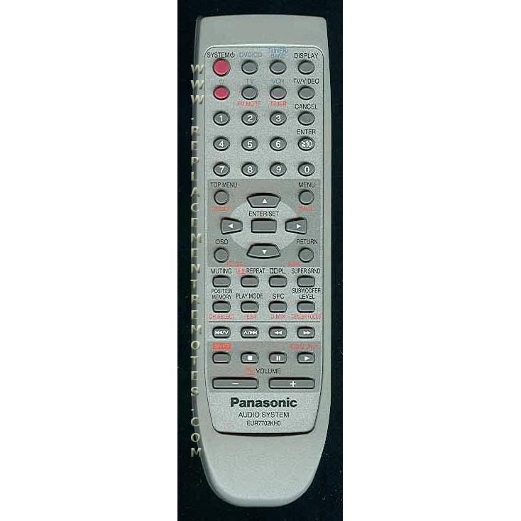 Panasonic EUR7702KG0 Audio Remote Control