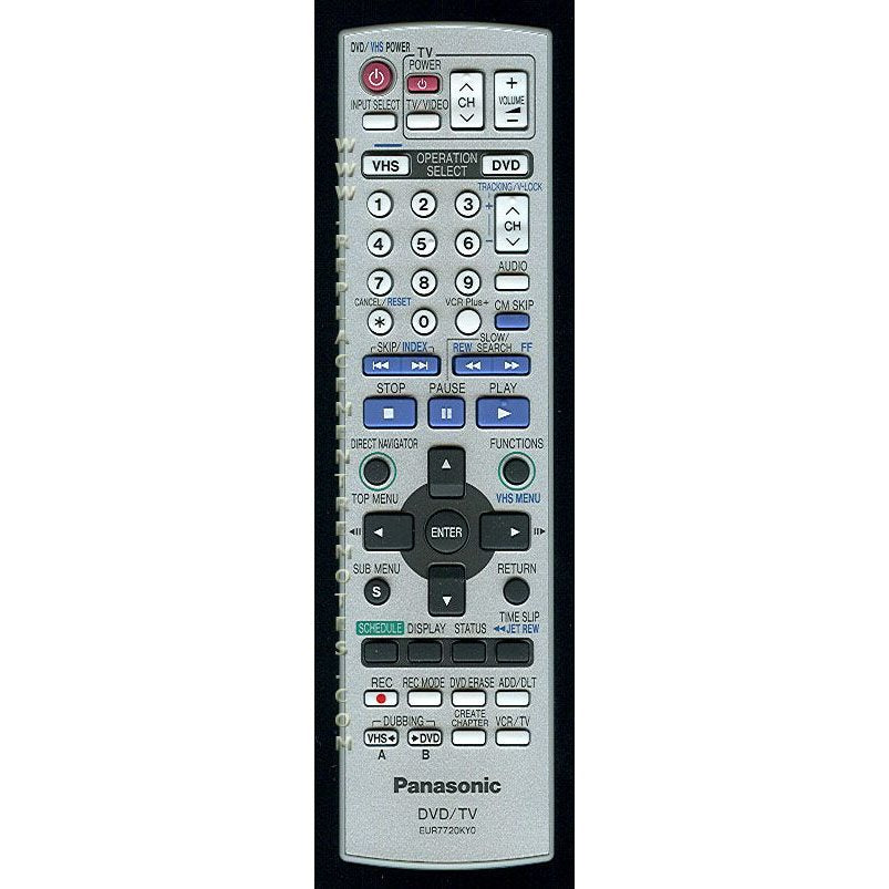 Panasonic EUR7720KY0 TV/DVD Remote Control