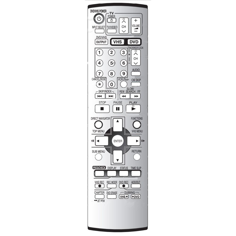 Panasonic EUR7721X10 DVD/VCR Remote Control