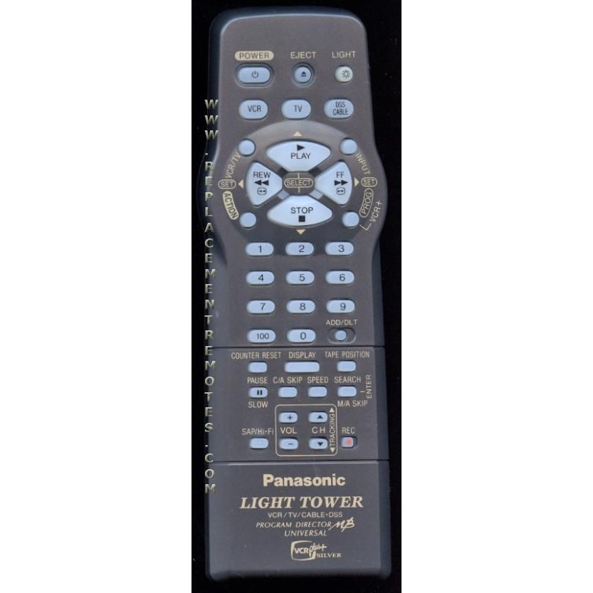 Panasonic LSSQ0204 VCR Remote Control