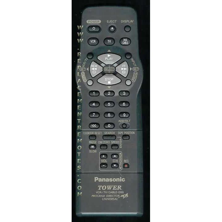 Panasonic LSSQ0289 TV/VCR Remote Control