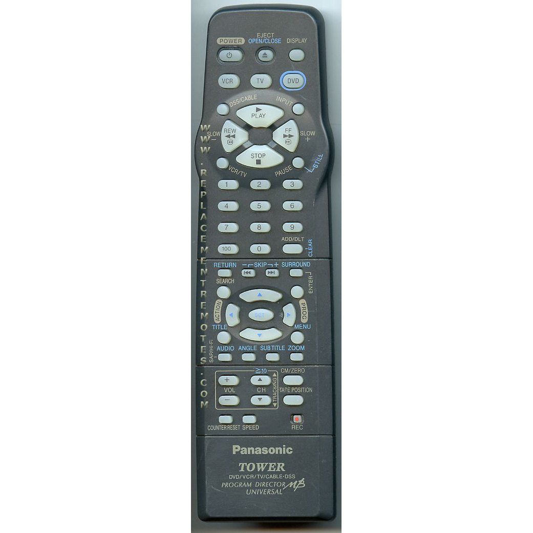 Panasonic LSSQ0304 DVD/VCR Remote Control