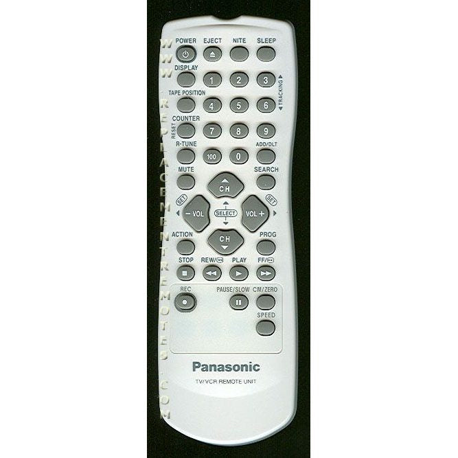 Panasonic LSSQ0308 TV/VCR Remote Control