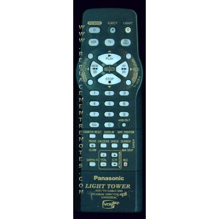 Panasonic LSSQ0313 VCR Remote Control