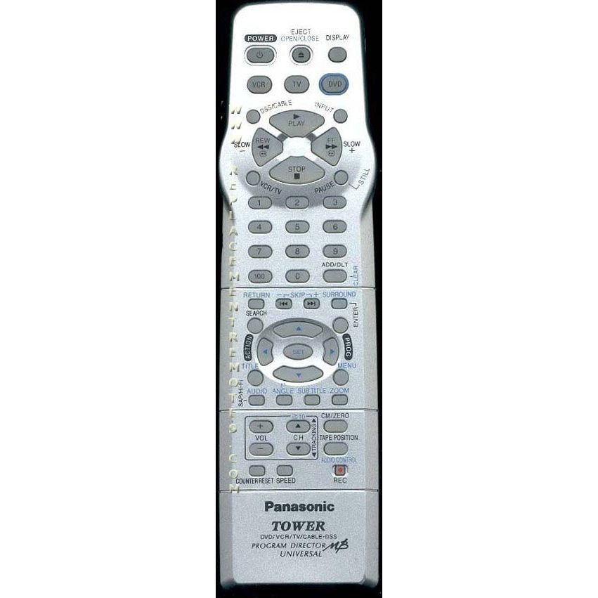 Panasonic LSSQ0344 TV/VCR/DVD Remote Control