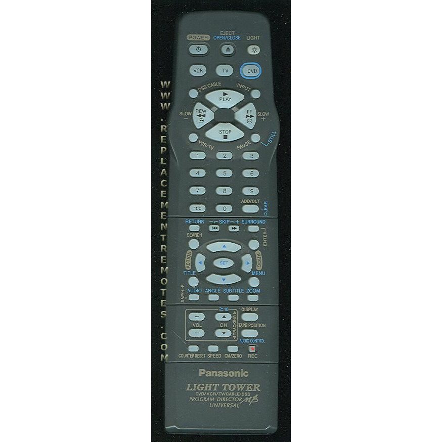 Panasonic LSSQ0345 DVD/VCR Remote Control