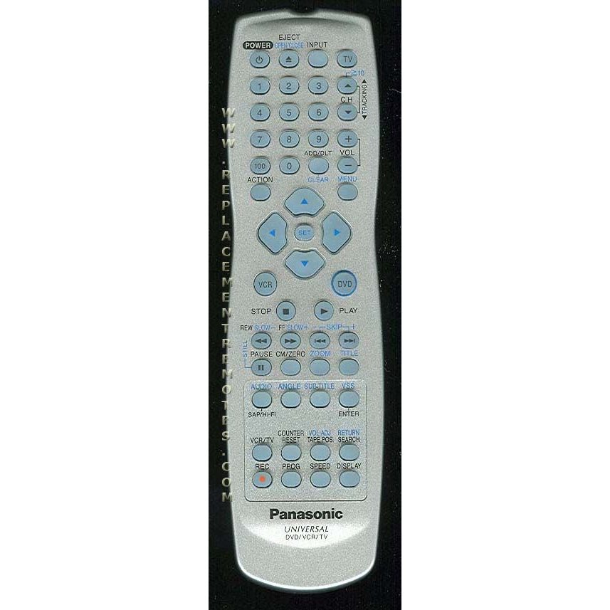 Panasonic LSSQ0375 TV/VCR/DVD Remote Control