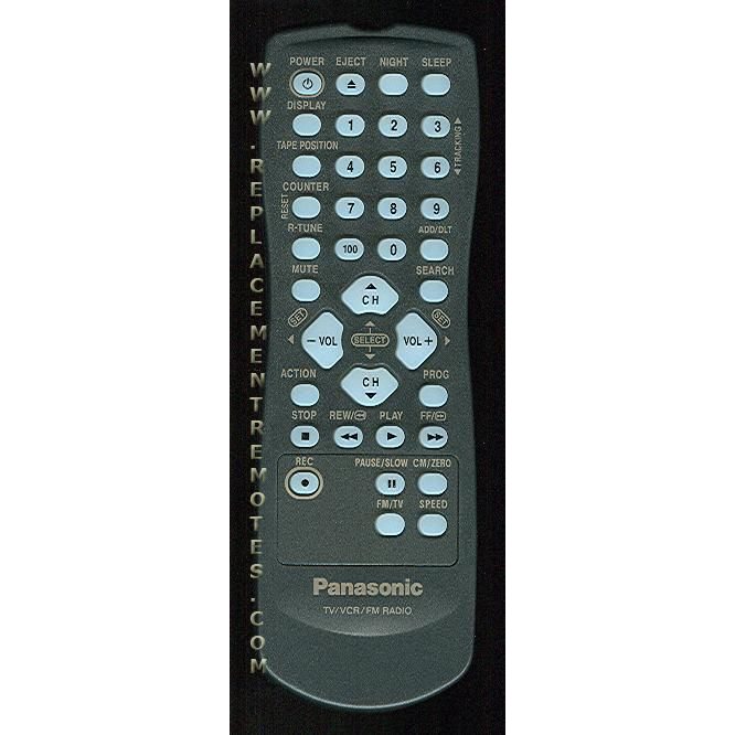 Panasonic LSSQ0382 TV/VCR Remote Control