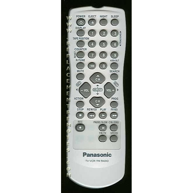 Panasonic LSSQ0383 TV/VCR Remote Control