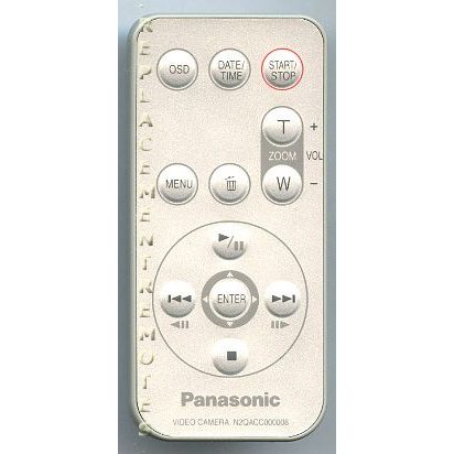 Panasonic N2QACC000008 Video Camera Remote Control