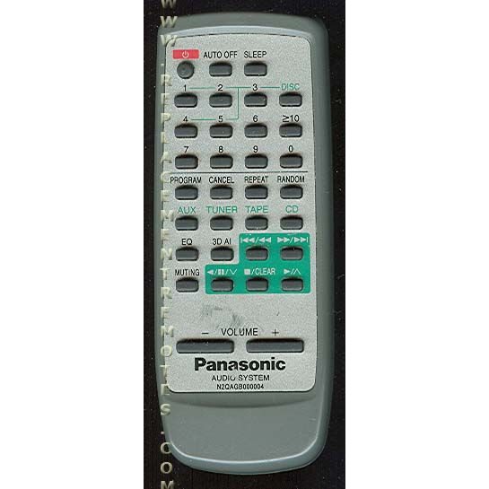 Panasonic N2QAGB000004 Audio Remote Control