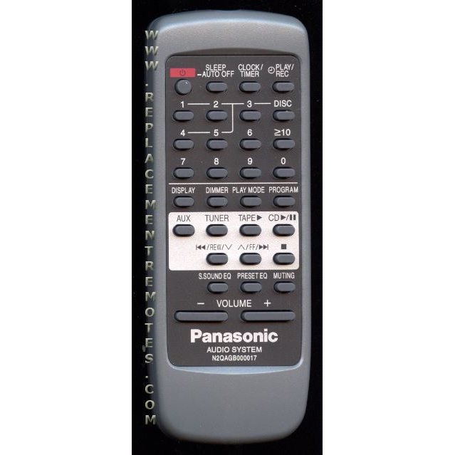 Panasonic N2QAGB000017 Audio Remote Control