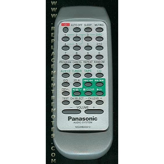 Panasonic N2QAHB000013 Audio Remote Control