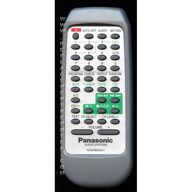 Panasonic N2QAHB000014 Audio Remote Control