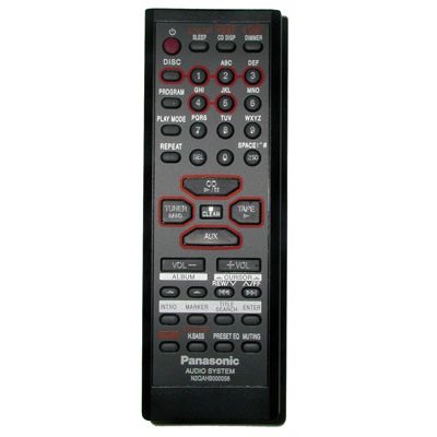 Panasonic N2QAHB000056 Audio Remote Control