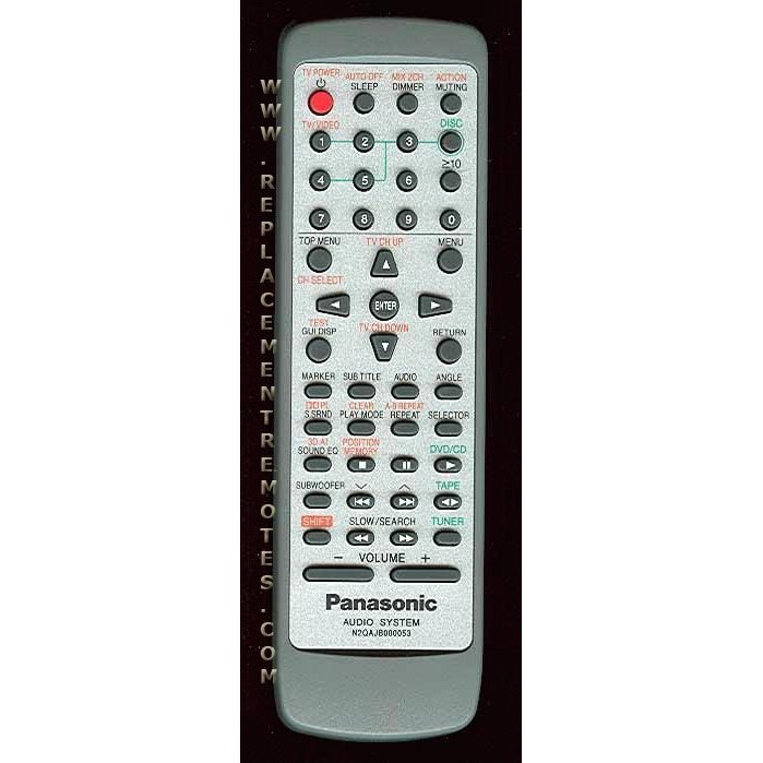 Panasonic N2QAJB000053 Audio Remote Control