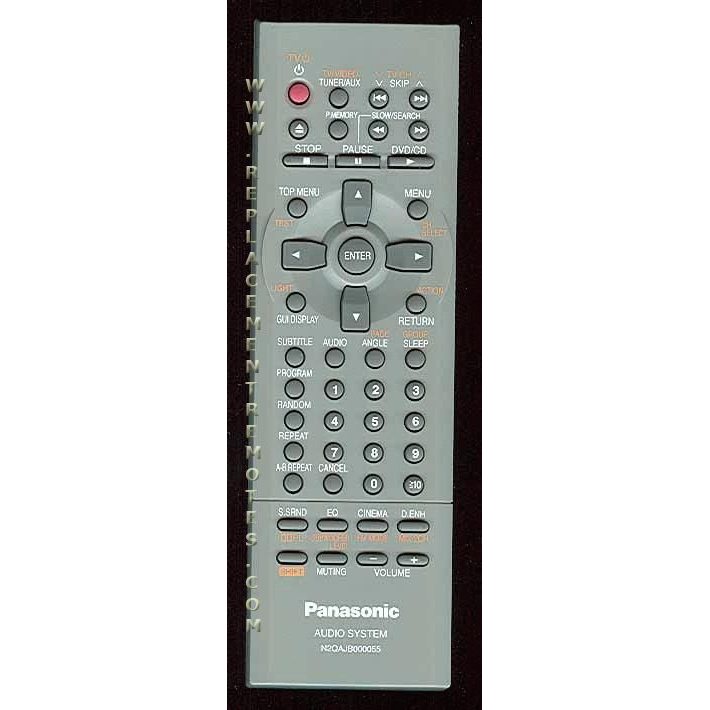 Panasonic N2QAJB000055 Audio Remote Control