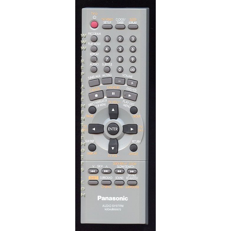 Panasonic N2QAJB000073 Audio Remote Control