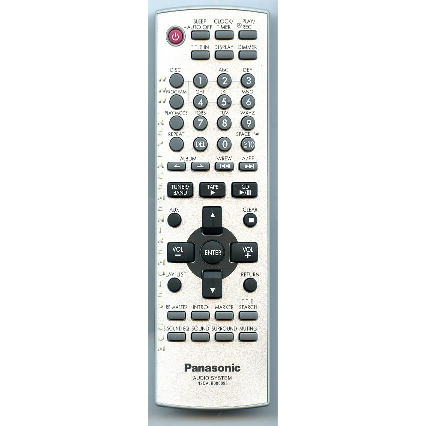 Panasonic N2QAJB000095 Audio Remote Control