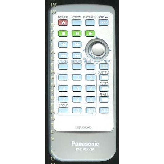 Panasonic N2QAJC000001 TV/DVD Remote Control