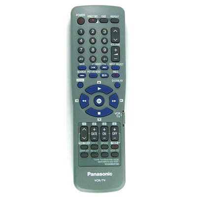 Panasonic N2QAKB000006 VCR Remote Control