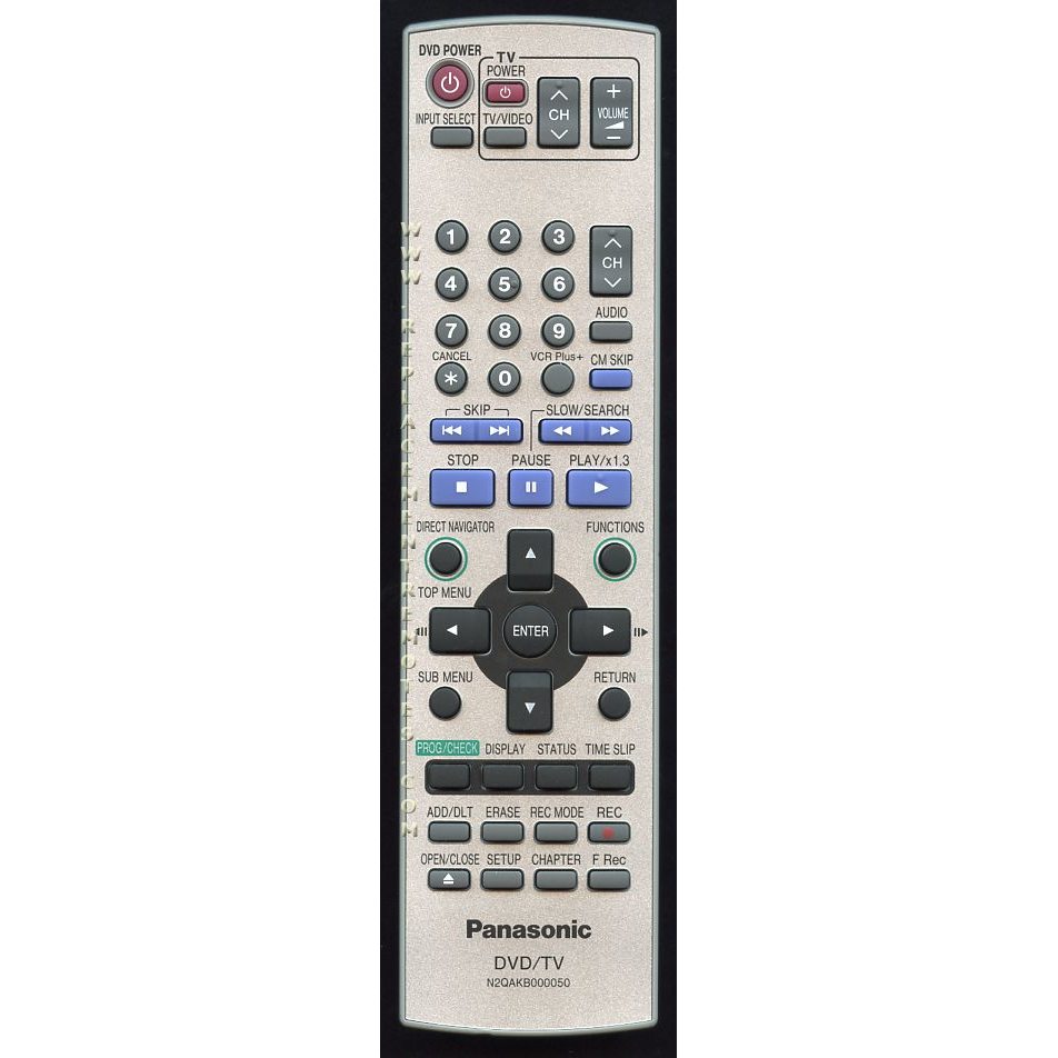 Panasonic N2QAKB000050 TV/DVD Remote Control